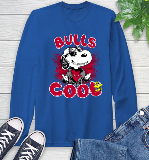 NBA Basketball Chicago Bulls Cool Snoopy Shirt Long Sleeve T-Shirt 11
