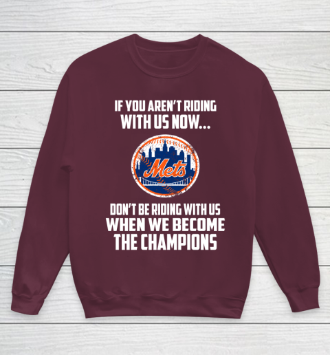 MLB New York Mets Baseball We Become The Champions Youth Sweatshirt 4
