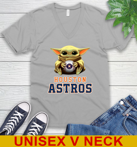 MLB Baseball Houston Astros Star Wars Baby Yoda Shirt 52