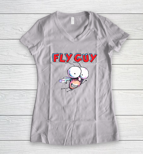 Fly Guy Funny Women's V-Neck T-Shirt