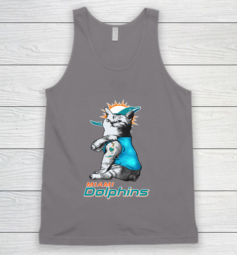 NFL Football My Cat Loves Miami Dolphins Tank Top 6