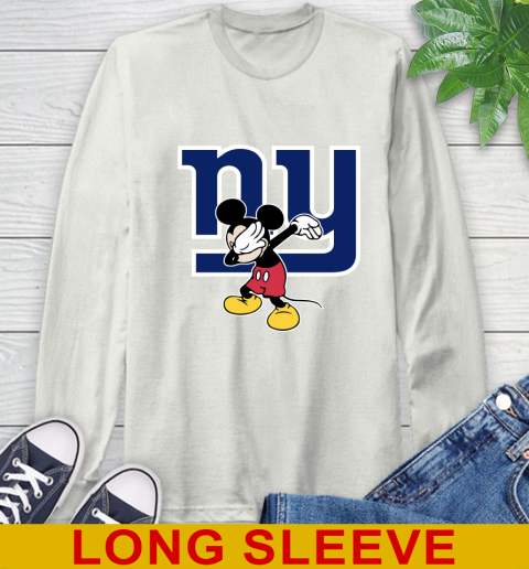 New York Giants NFL Football Dabbing Mickey Disney Sports Long Sleeve T-Shirt 12