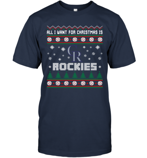 Colorado Rockies Merry Christmas To All And To Rockies A Good Season MLB  Baseball Sports T Shirt - Freedomdesign