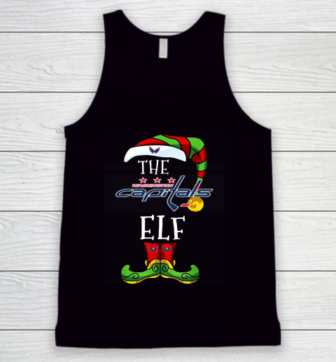 Washington Capitals Christmas ELF Funny NHL Tank Top