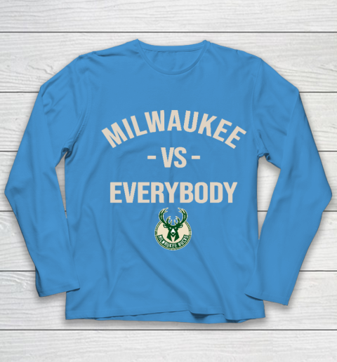 Milwaukee Bucks Vs Everybody Youth Long Sleeve 5