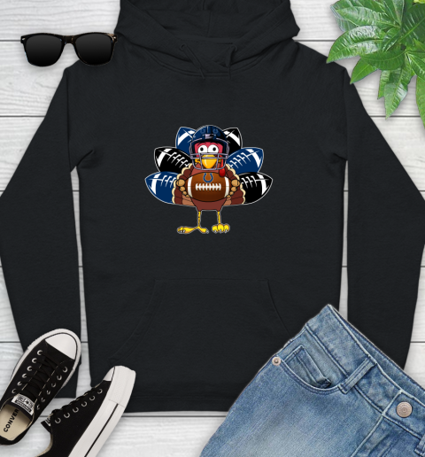 Indianapolis Colts Turkey Thanksgiving Day Youth Hoodie 2