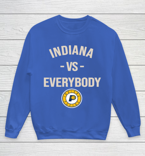 Indiana Pacers Vs Everybody Youth Sweatshirt 6