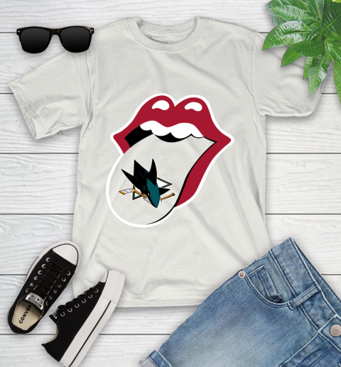 San Jose Sharks NHL Hockey Lips I Root For My Team Adoring Fan 114
