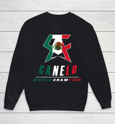 Canelo alvarez World Champion Mexico Youth Sweatshirt