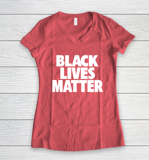 NBA Black Lives Matter Women's V-Neck T-Shirt 4