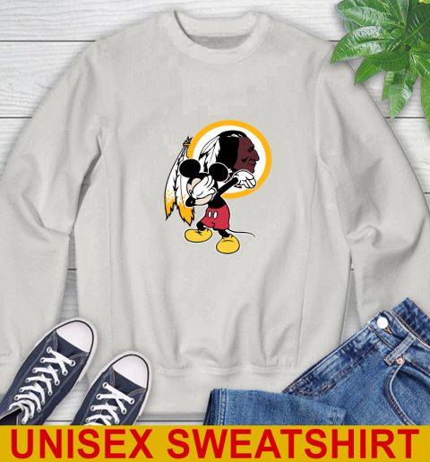 Washington Redskins NFL Football Dabbing Mickey Disney Sports Sweatshirt 12