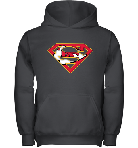 We Are Undefeatable The Kansas City Chiefs x Superman NFL Youth Hoodie