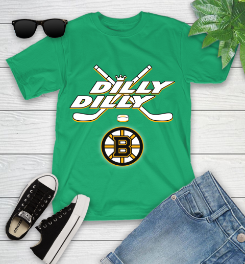 NHL Boston Bruins Dilly Dilly Hockey Sports Youth T-Shirt 6
