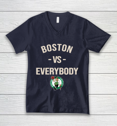 Boston Celtics Vs Everybody V-Neck T-Shirt 2