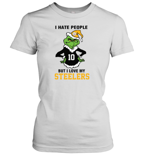 I Hate People But I Love My Steelers Pittsburgh Steelers NFL Teams Women's T-Shirt