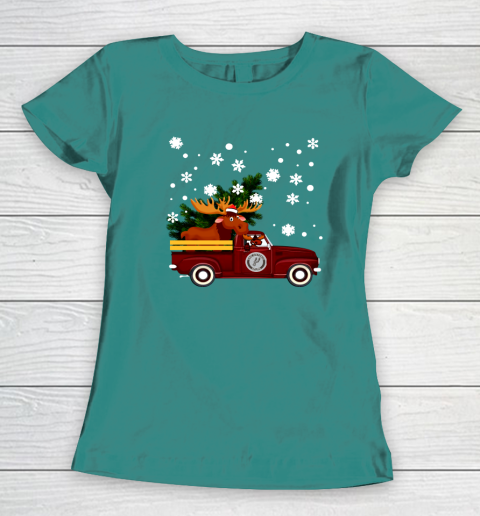 San Antonio Spurs Bring Christmas Home NBA Women's T-Shirt 10