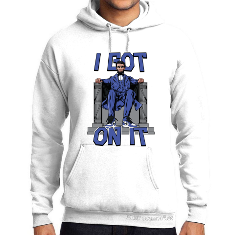Air Jordan 1 Game Royal Matching Sneaker Shirt I Got On It Royal Black And White Sneaker Shirt