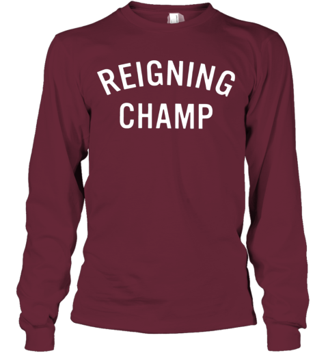 reigning champ long sleeve tee