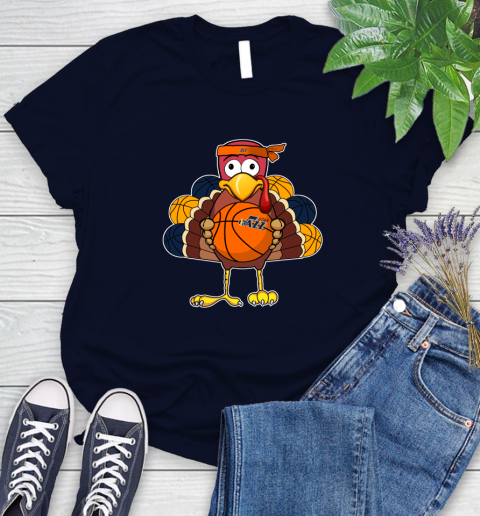 Utah Jazz Turkey thanksgiving day Women's T-Shirt 3
