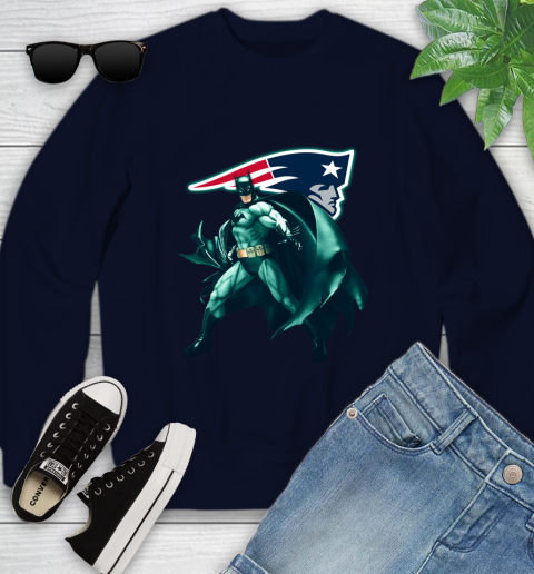 Batman patriots sweatshirt deals