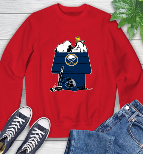 Buffalo Sabres NHL Hockey Snoopy Woodstock The Peanuts Movie Sweatshirt 10