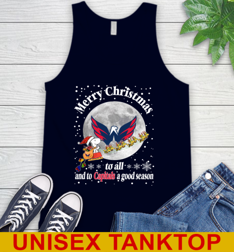 Washington Capitals Merry Christmas To All And To Capitals A Good Season NHL Hockey Sports Tank Top 2