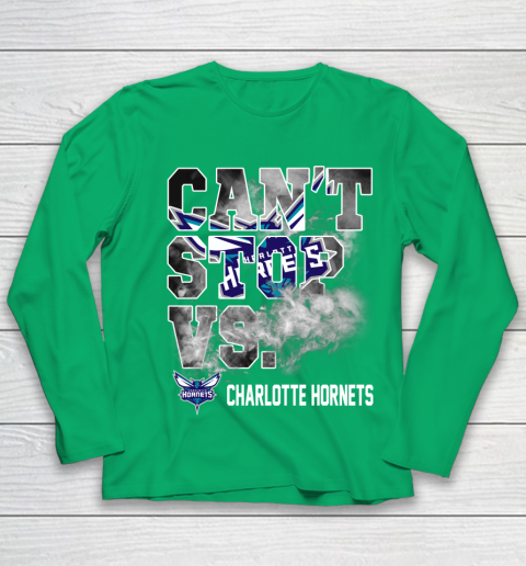 NBA Charlotte Hornets Basketball Can't Stop Vs Youth Long Sleeve 4