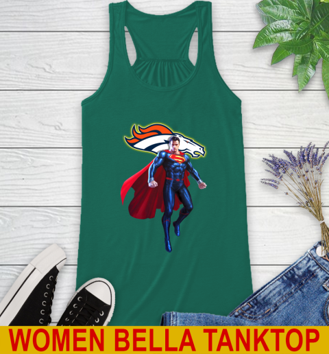 NFL Superman DC Sports Football Denver Broncos Racerback Tank 7