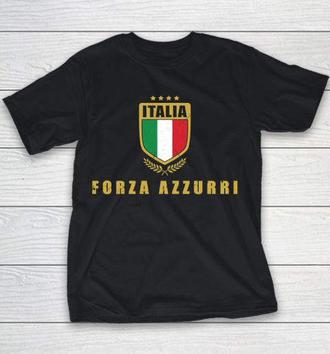 Forza Azzurri football shirt Italy Italia team championship Youth T-Shirt