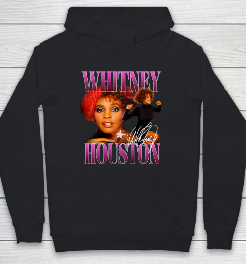 Vintage The Whitney Funny Art Houstons 80s Style Star Music Youth Hoodie