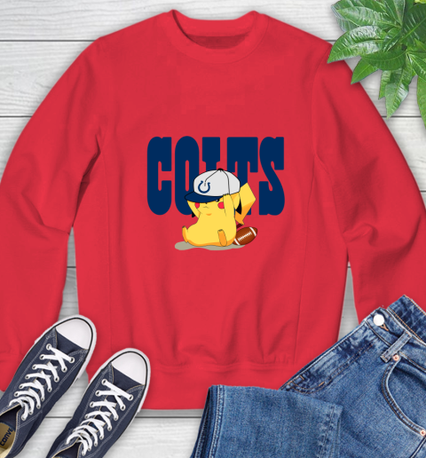 NFL Pikachu Football Sports Indianapolis Colts Sweatshirt 10