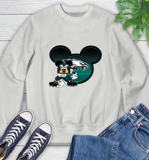 NFL Philadelphia Eagles Mickey Mouse Disney Football T Shirt Sweatshirt 5
