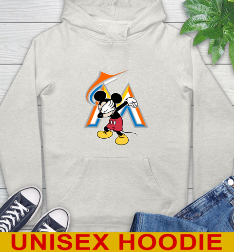Miami Marlins MLB Baseball Dabbing Mickey Disney Sports Hoodie 12