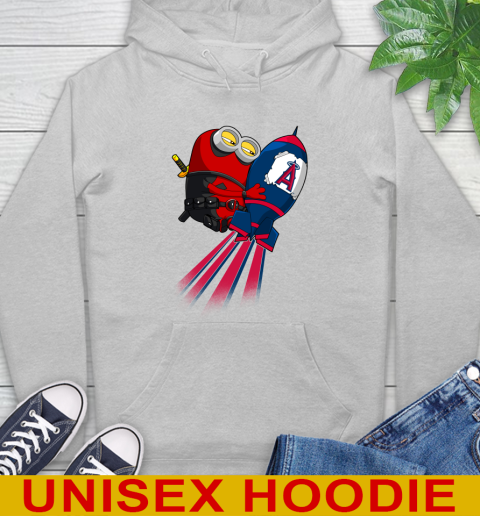 MLB Baseball Los Angeles Angels Deadpool Minion Marvel Shirt Hoodie 6
