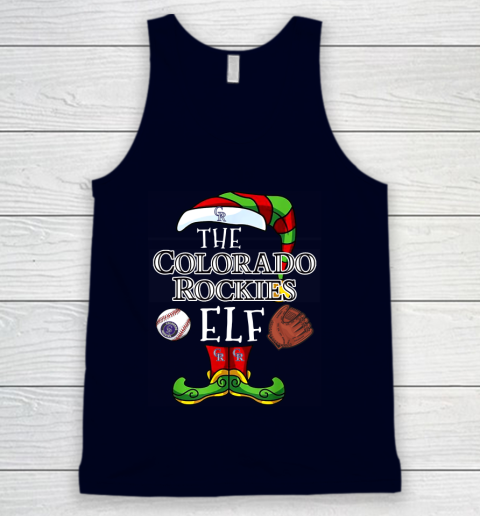 Colorado Rockies Christmas ELF Funny MLB Tank Top 2