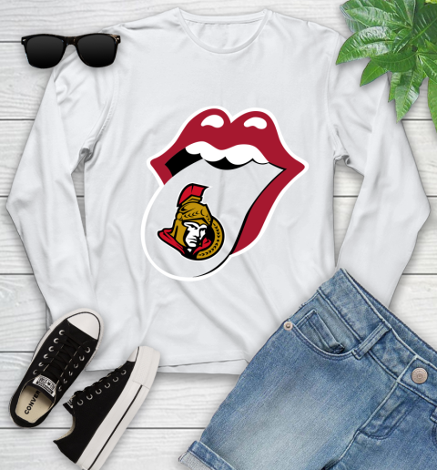 Ottawa Senators NHL Hockey Lips I Root For My Team Adoring Fan 125