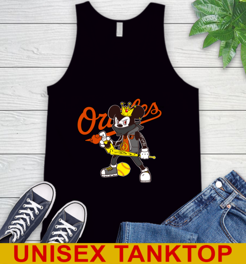 Baltimore Orioles MLB Baseball Mickey Peace Sign Sports Tank Top 2