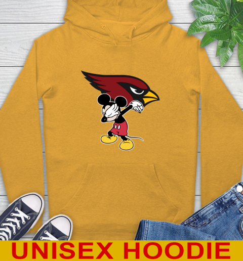 Arizona Cardinals NFL Football Dabbing Mickey Disney Sports Hoodie 3