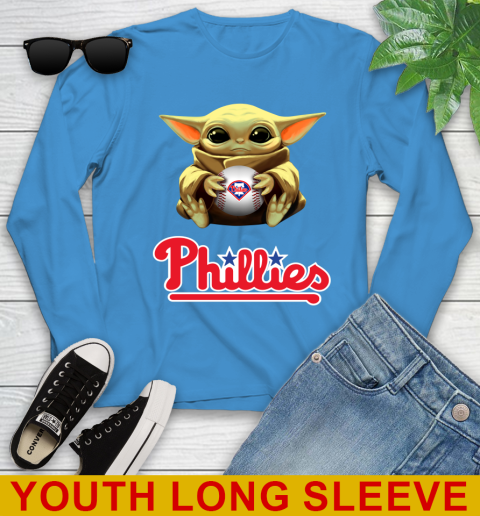 MLB Baseball Philadelphia Phillies Star Wars Baby Yoda Shirt 129