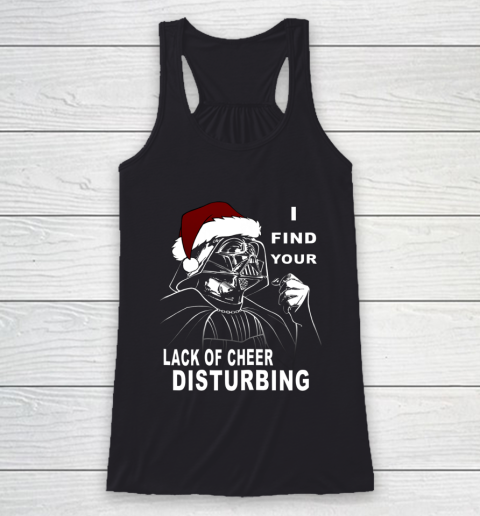 Star Wars Vader Santa Lack Holiday Cheer Christmas Racerback Tank