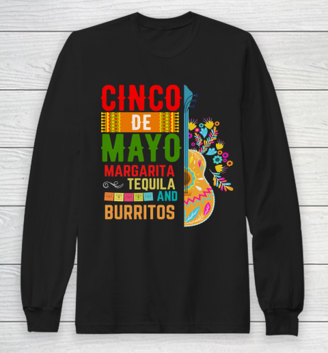 Its Cinco De Mayo Amigos Mexico Long Sleeve T-Shirt