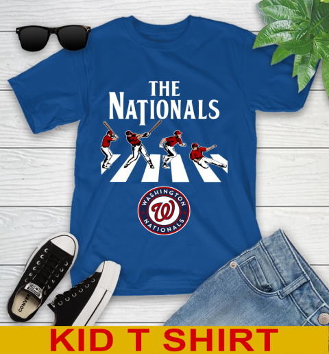 MLB Baseball Washington Nationals The Beatles Rock Band Shirt Youth T-Shirt 10
