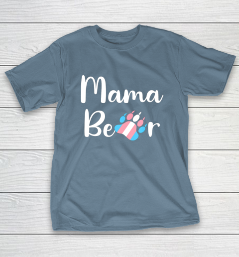 Mama Bear Transgender Mom T Shirt Trans Pride Gift T-Shirt 6