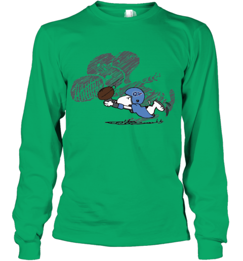 Tennessee Titans Snoopy Plays The Football Game m3kr tennessee titans snoopy plays the football game youth long sleeve 50 front irish green