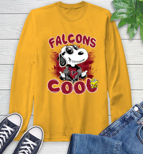 NFL Football Atlanta Falcons Cool Snoopy Shirt Long Sleeve T-Shirt 2