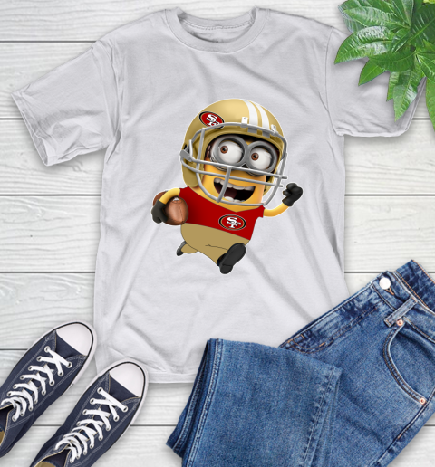 NFL San Francisco 49ers Minions Disney Football Sports T-Shirt 12