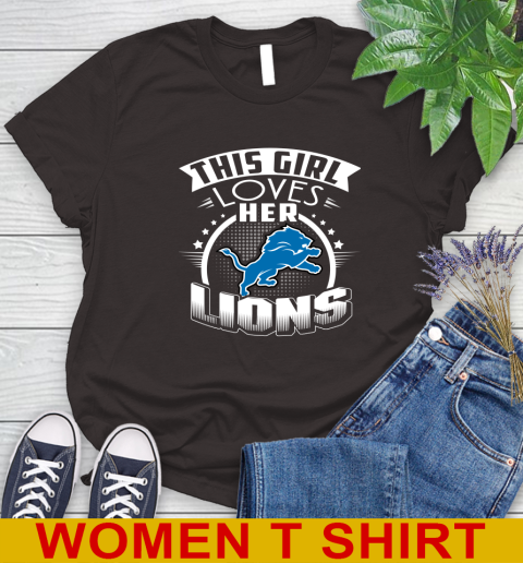 Detroit Lions NFL Football This Girl Loves Her Team 93