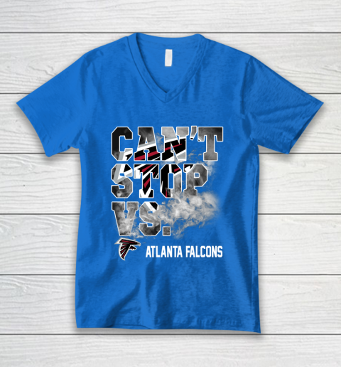 NFL Atlanta Falcons Can't Stop Vs V-Neck T-Shirt 5