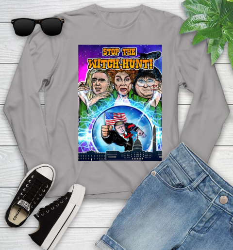 Stop The Witch Hunt Trump Youth Long Sleeve 5