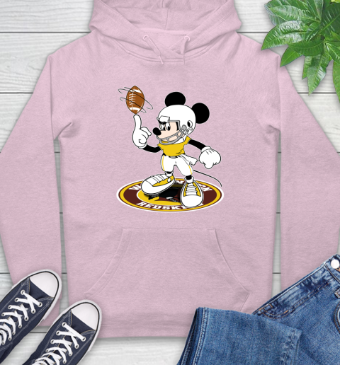 NFL Football Washington Redskins Cheerful Mickey Disney Shirt Hoodie 10